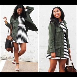 Khaki Green Utility Jacket